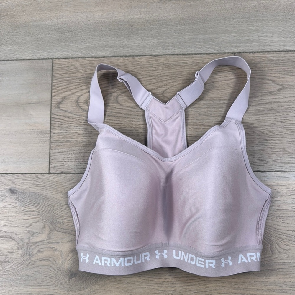 Under Armour Women's Pink Sports Bra - Picture 4 of 11